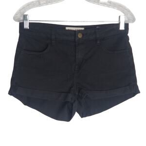 Bullhead Denim Co. Super Stretchy Shorty Shorts, Black, Size 28